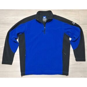 Mizuno Windlite Windbreaker Jacket Lined 1/4 Zip Long Sleeve Mens Size Large